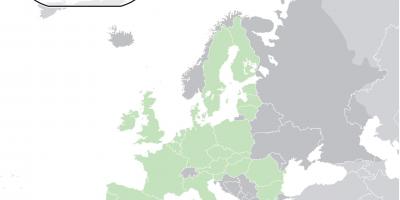 Harta europei arată Cipru