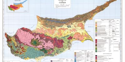 Cipru harta geografică