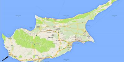 Harta Cipru paphos
