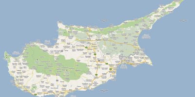 Harta strada din peyia Cipru